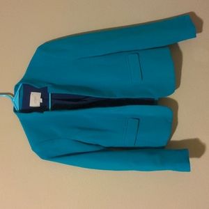Teal Loft blazer, size petite 0